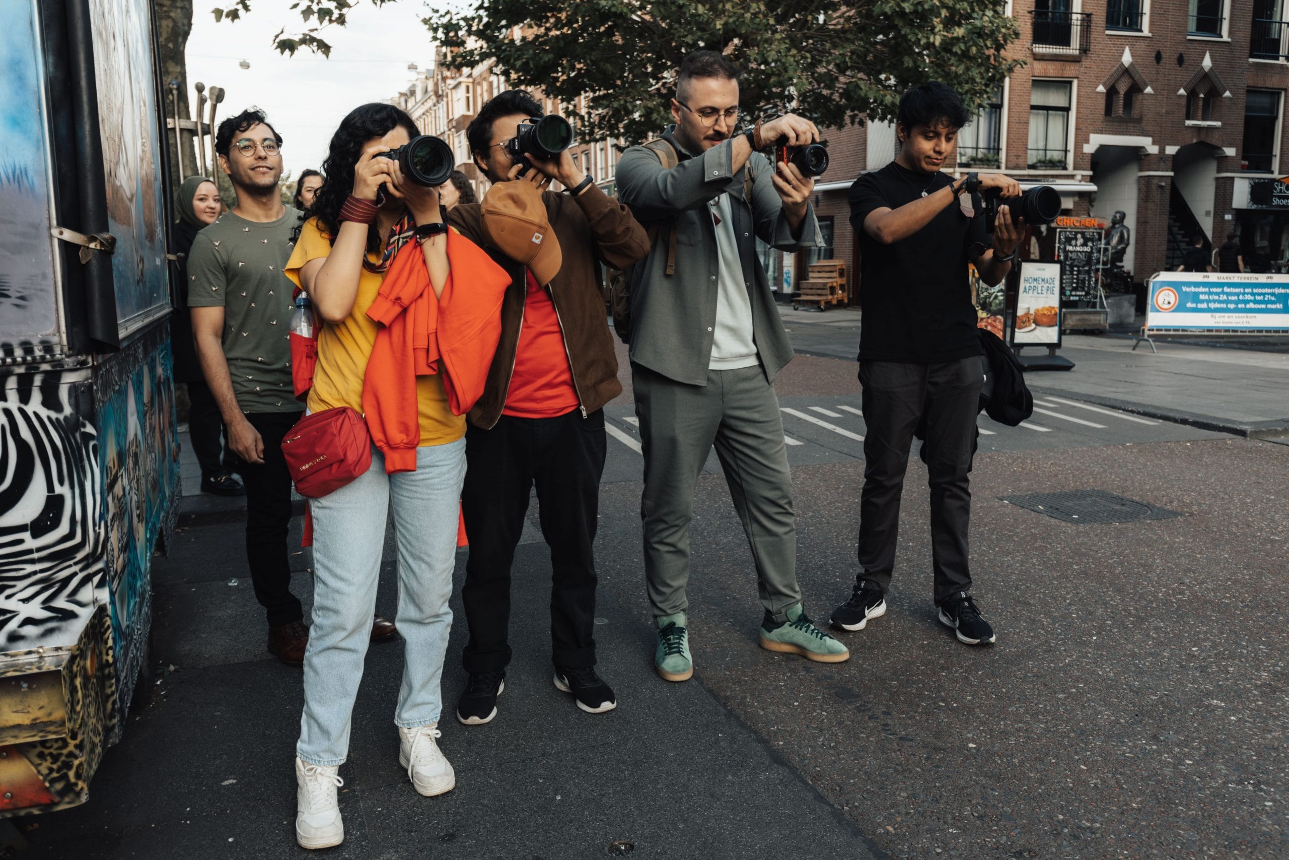 DPC Photowalk Pic Dubai photowalk group photographing the city together